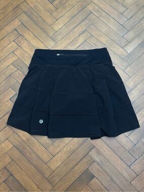 Lululemon Pace Rival Skirt Skort *Long In Black Size 0